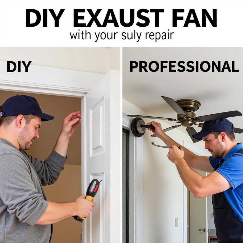 DIY vs. Professional Exhaust Fan Repair