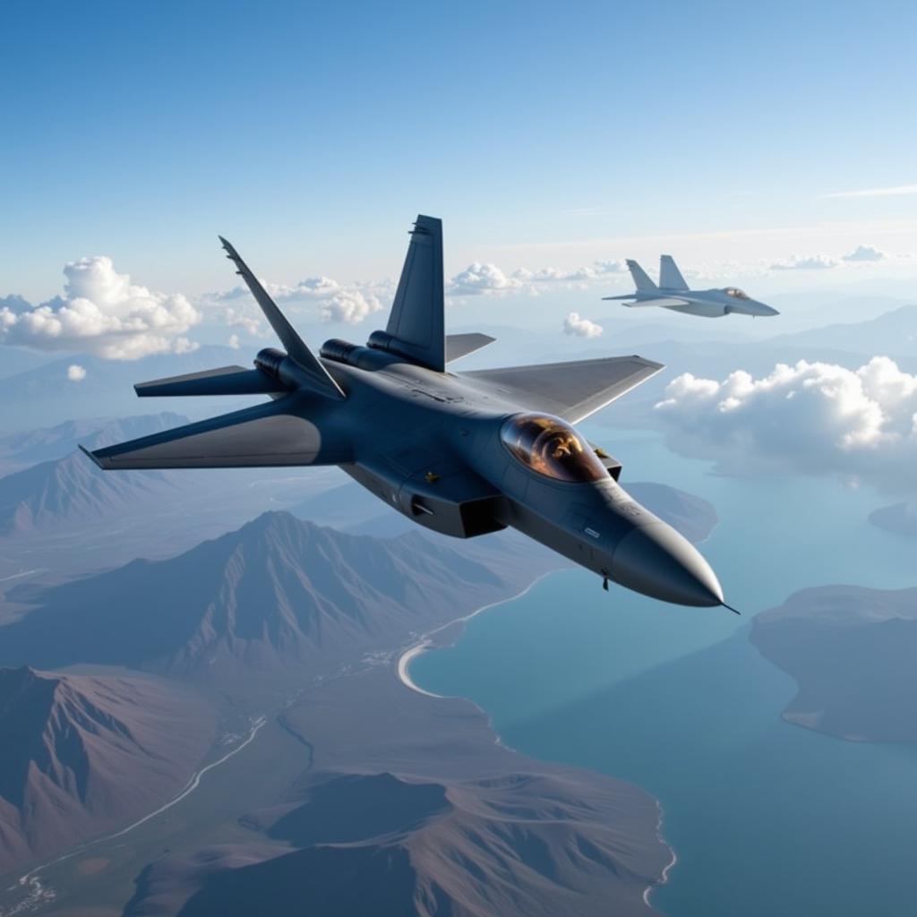 F22 Raptor in Flight