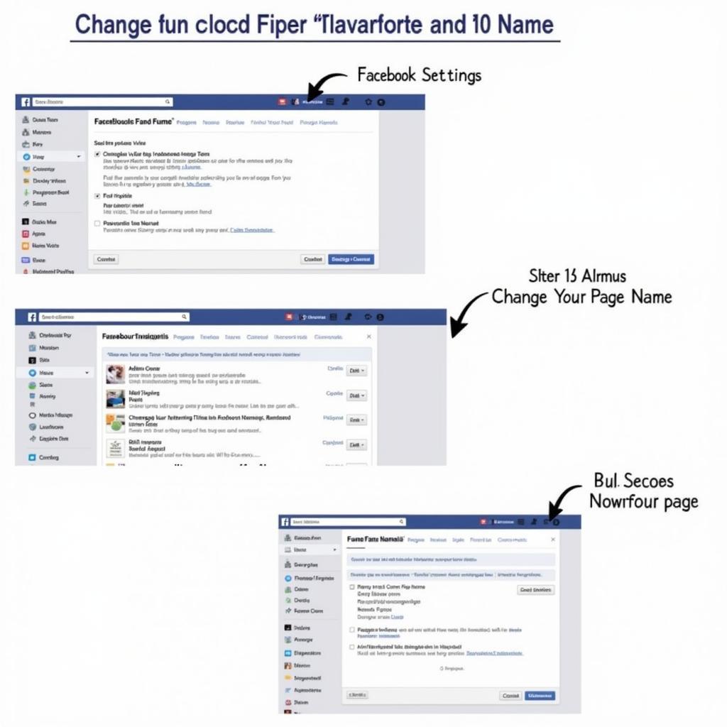 Changing Your Facebook Fan Page Name Process