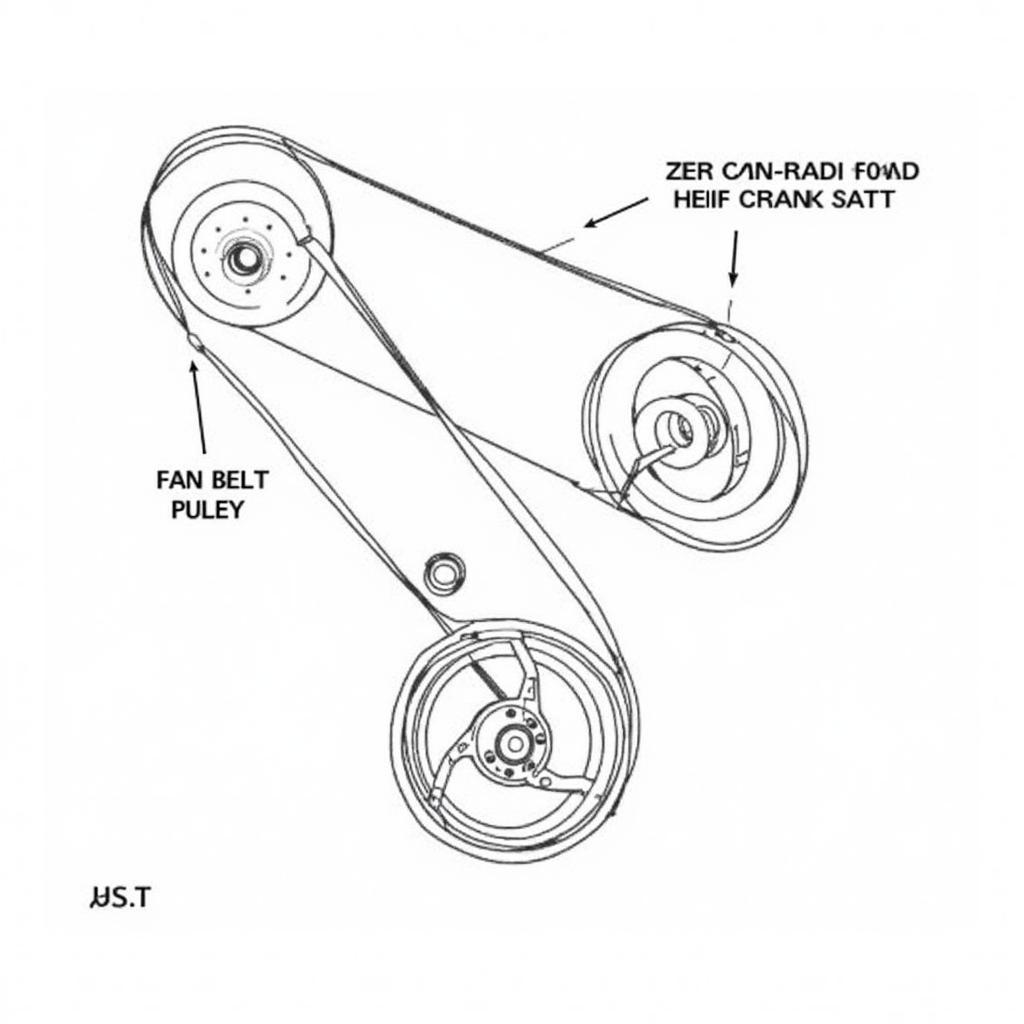 Fan Belt Pulley Diagram