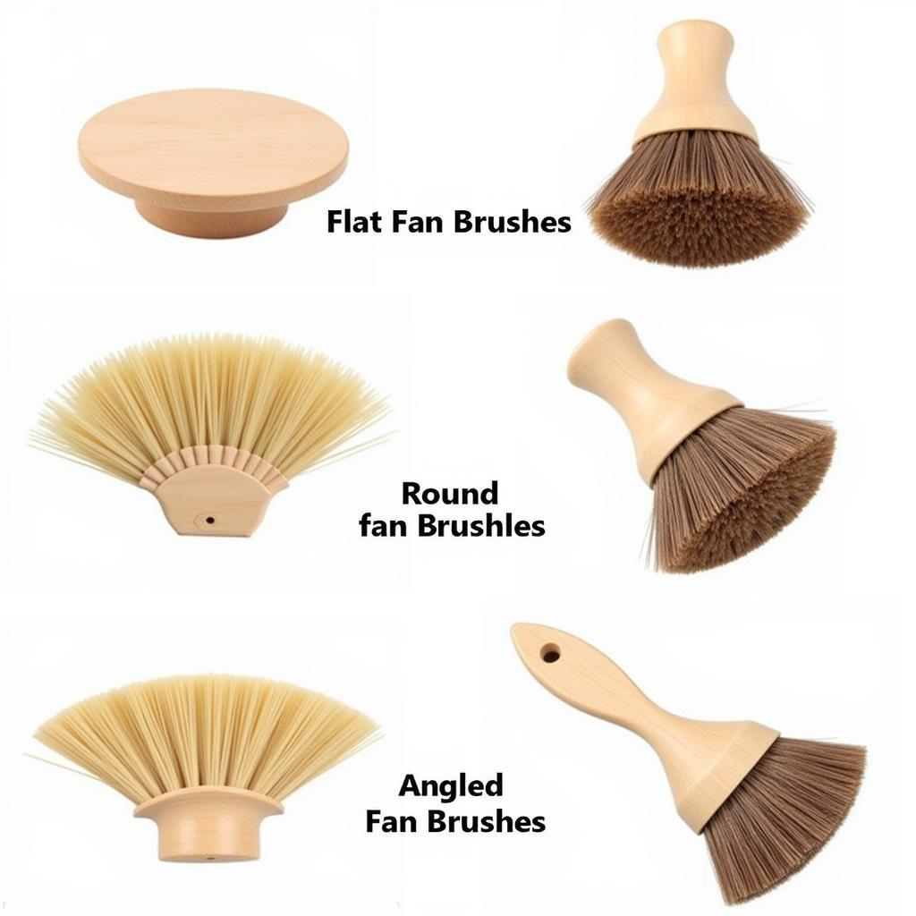 Types of Fan Brushes