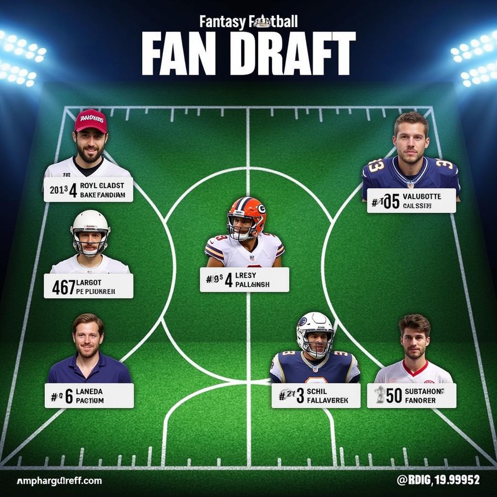 Fantasy Football Draft with Player Codes