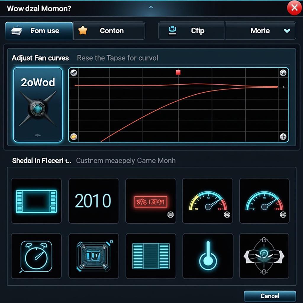 Fan Control Software Interface