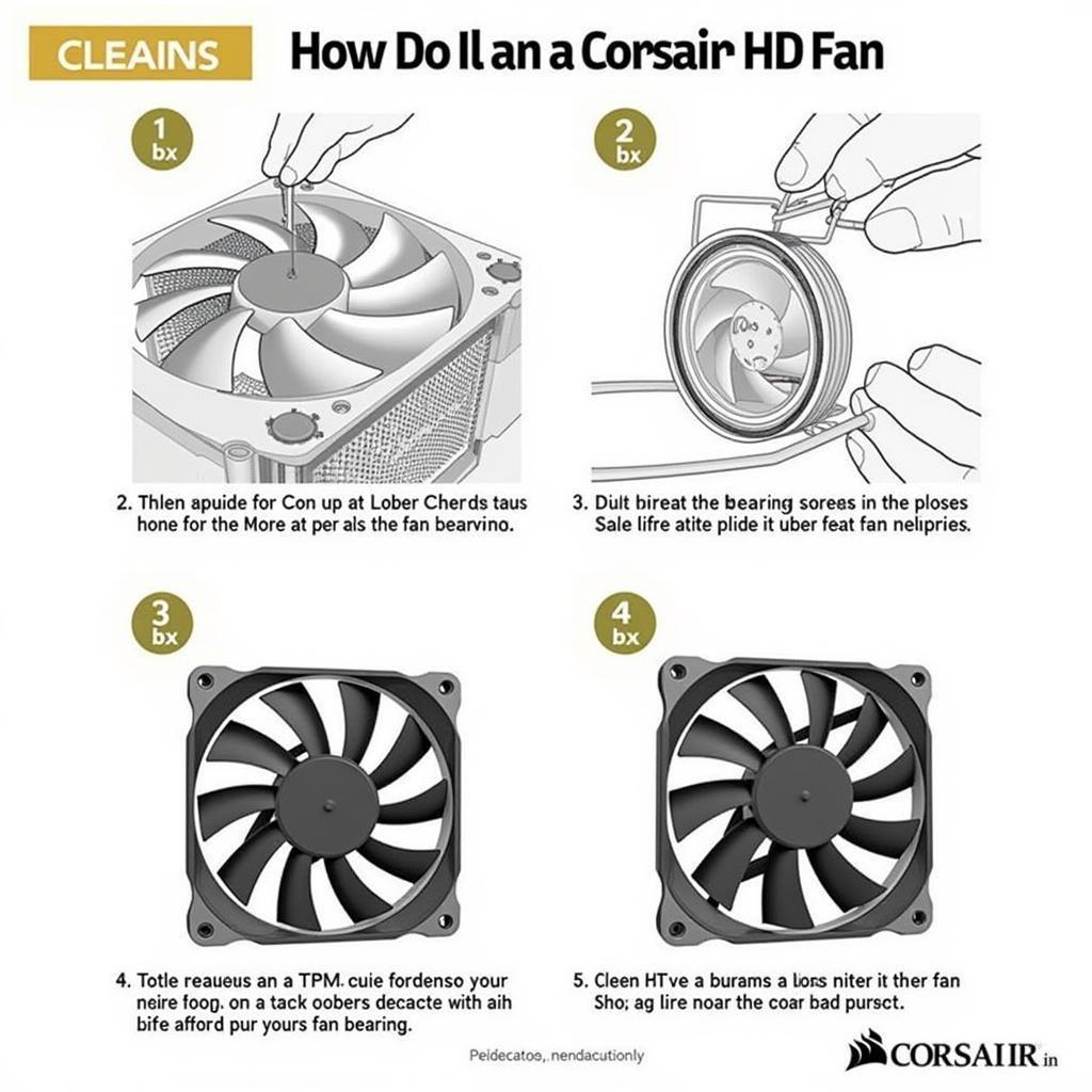 Fan Corsair HD Maintenance Guide