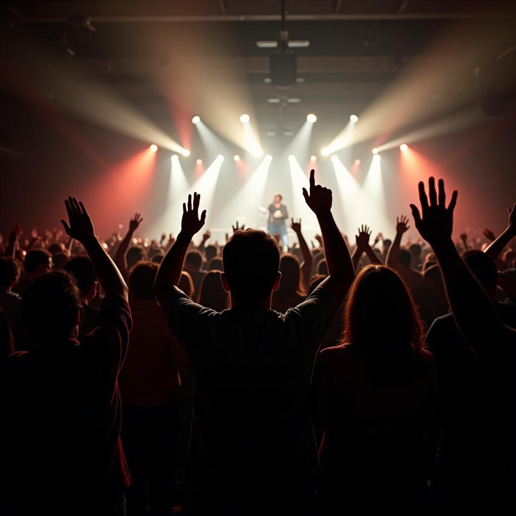 Fans at a Rock Concert Experiencing the "Fan Death Rock Call"