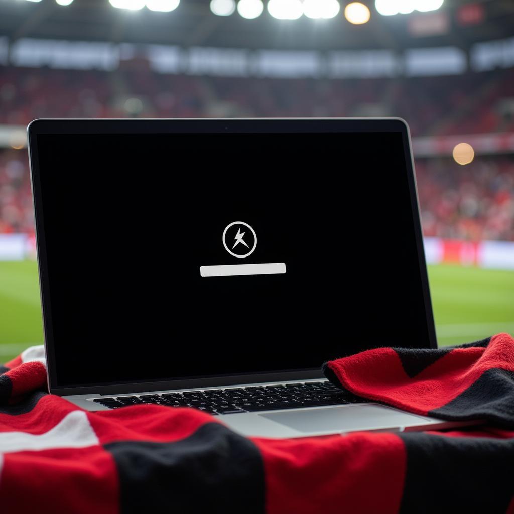 Fan Interstitial Black Screen During a Football Match