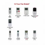 Different Types of Fan Remotes at Bunnings