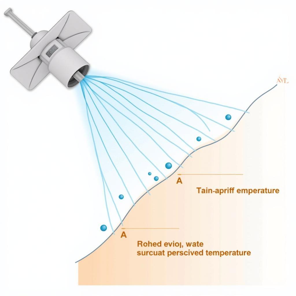 Fan Speed and Evaporative Cooling: A diagram illustrating the process of evaporative cooling and how fan speed accelerates it.