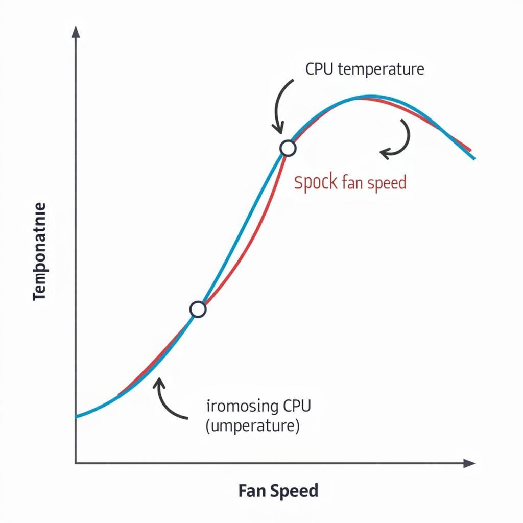 Diagram of Fan Stock CPU Clock Speed Impact