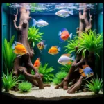 Fan VIP Cá: A stunning display of rare and exotic fish in a custom-built aquarium.