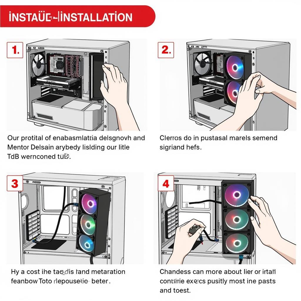 Fan Vitra Rainbow RGB Installation Guide