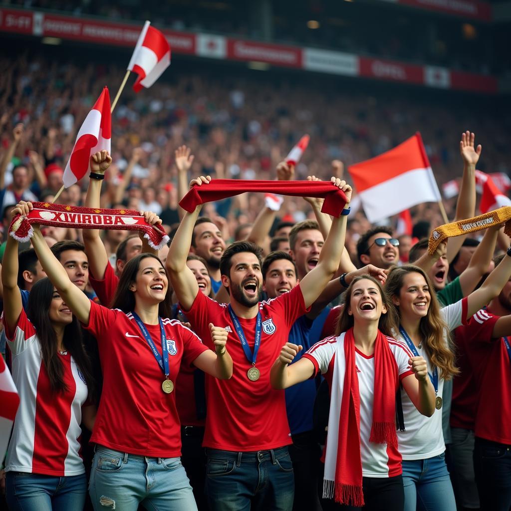 Fans Celebrating Victory