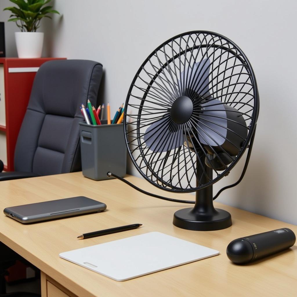 Finished Desk Fan from Fan Case