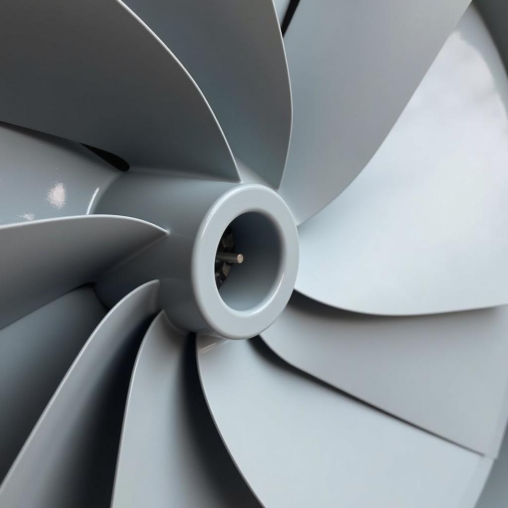 Fixed Pitch Axial Fan Blades Structure