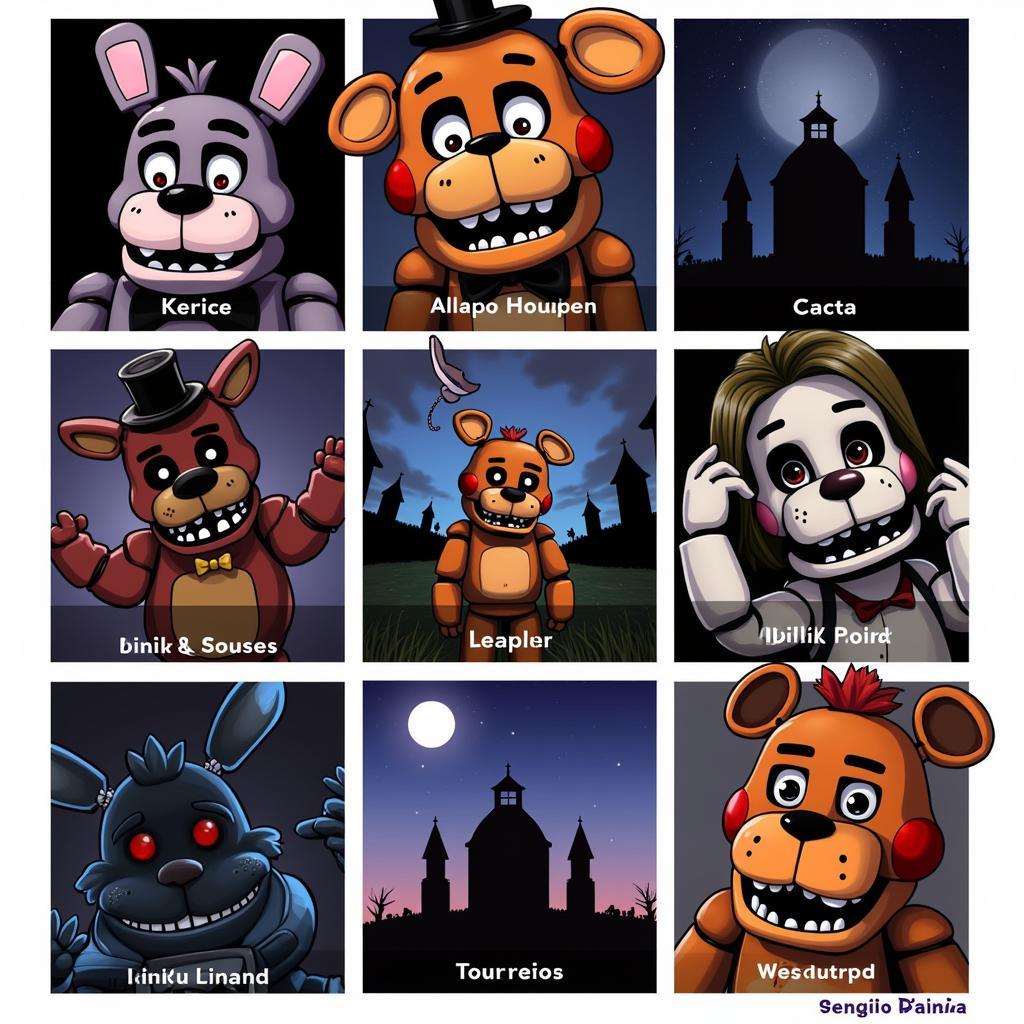 Collection of FNAF Fan Art