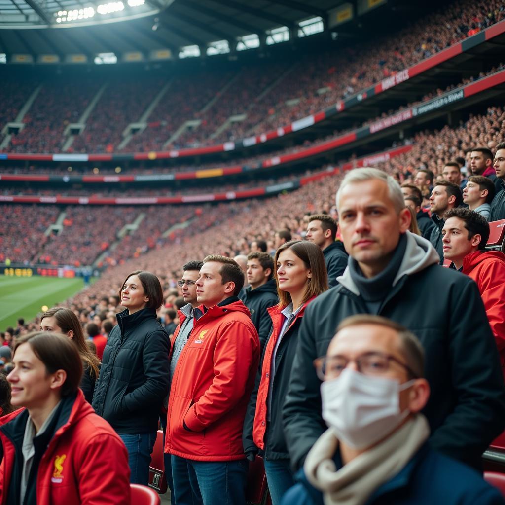 Crowded Football Stadium