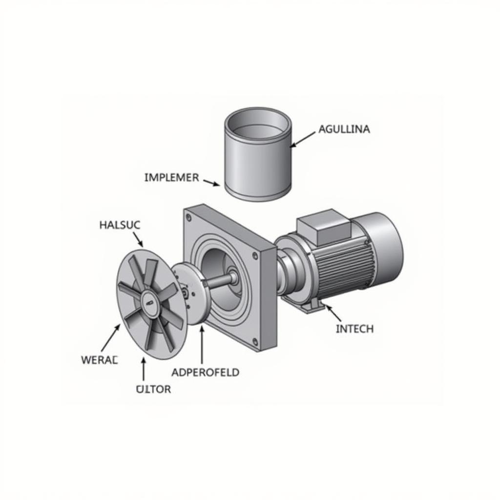 Diagram of Forced Draft Fan Components