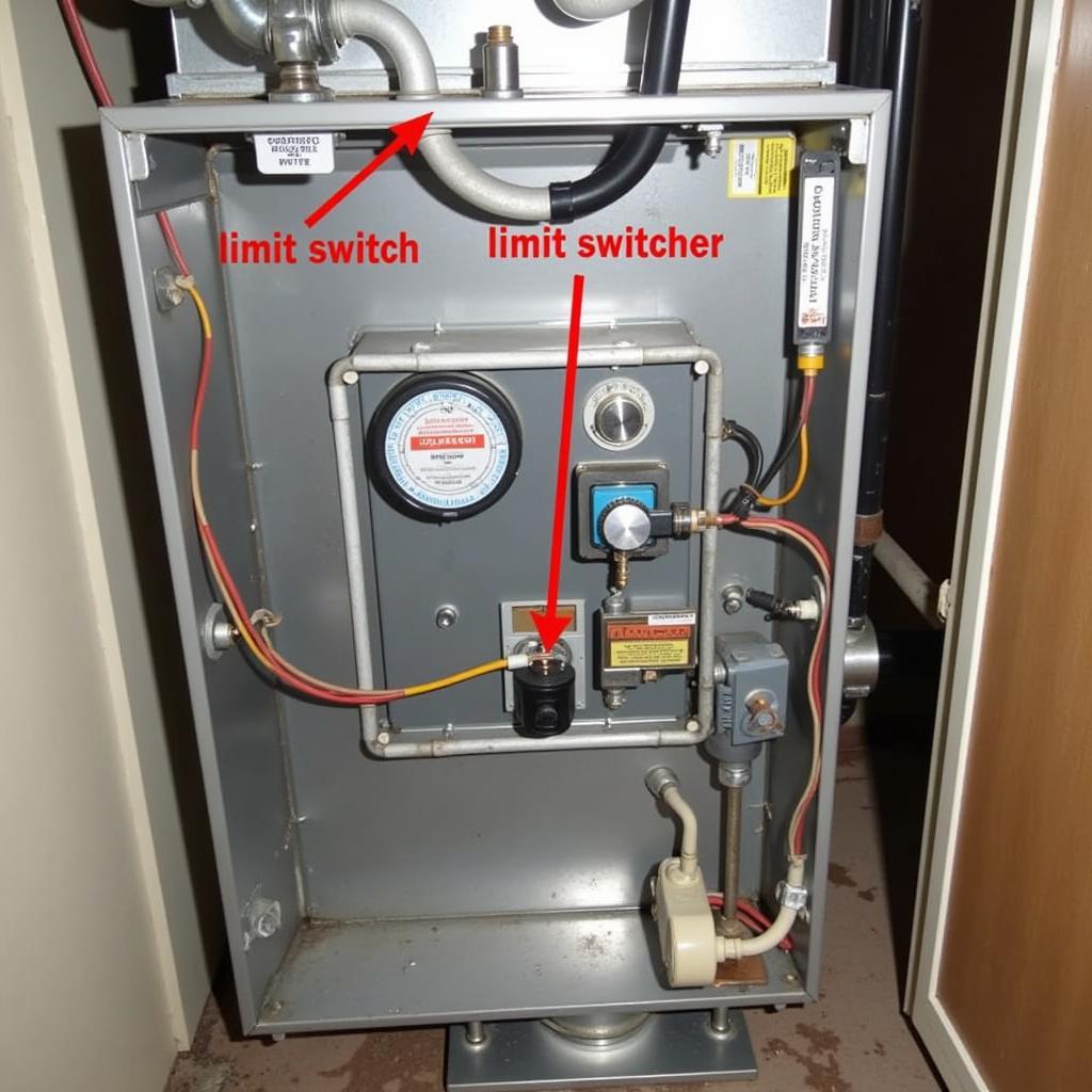 Identifying the limit switch on a furnace