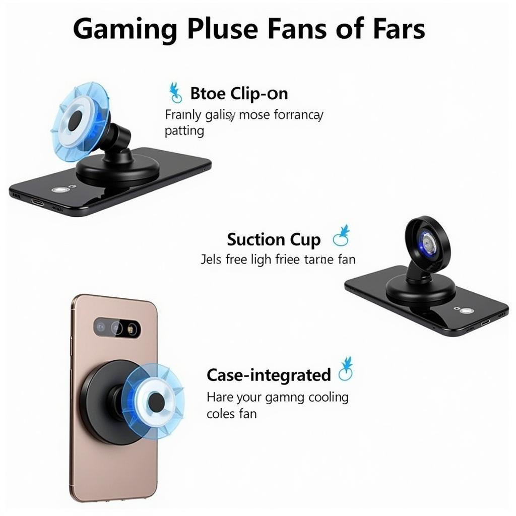 Different Types of Gaming Phone Cooling Fans