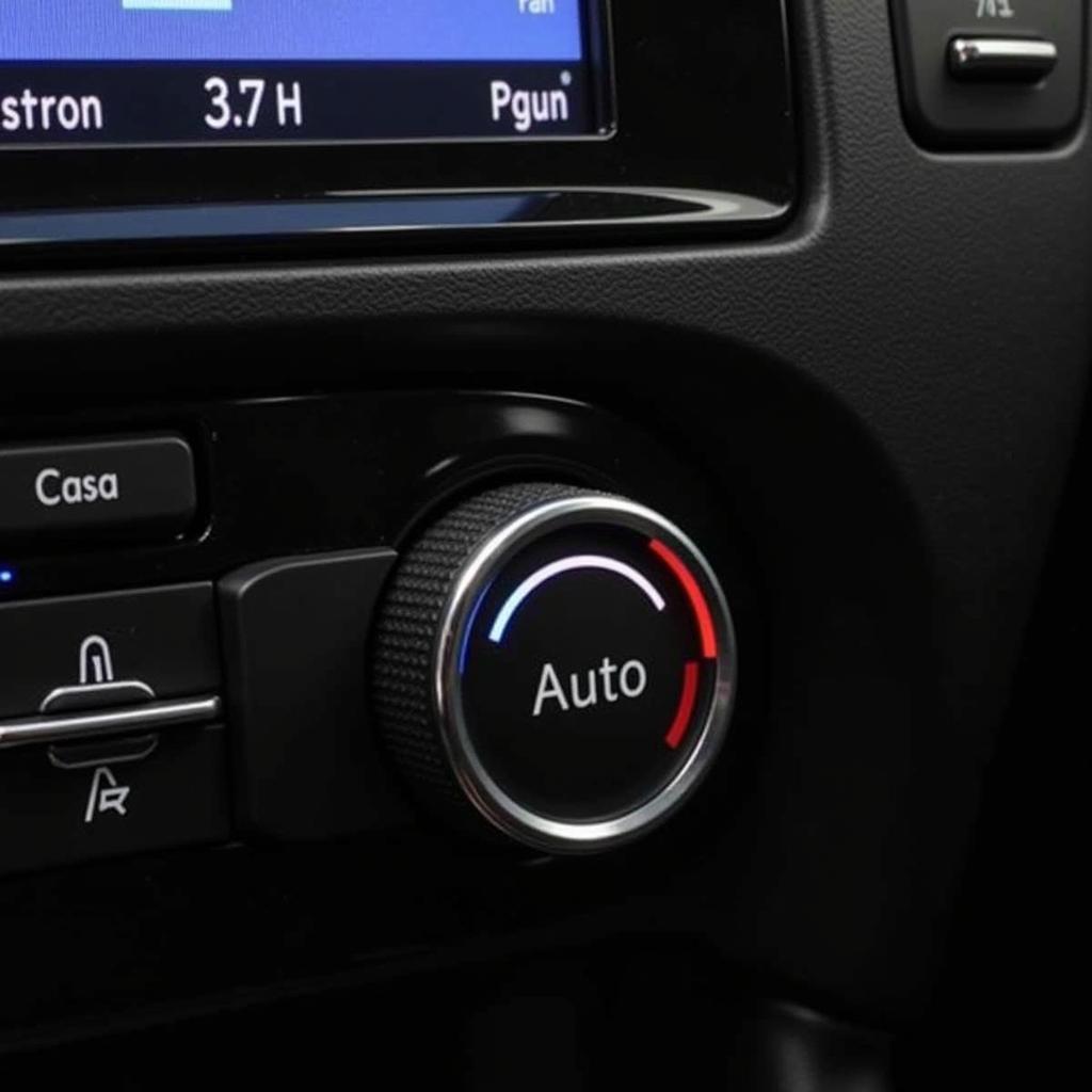 Car Heater Control Panel with Auto Function