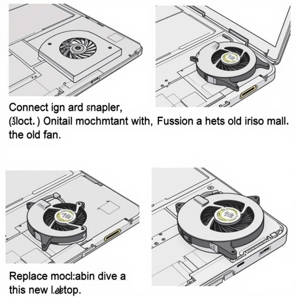 Replacing the Fan in an HP 450