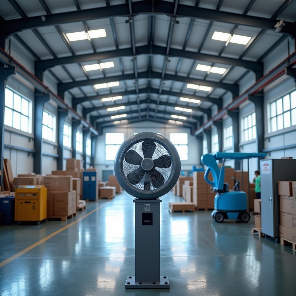 Hyundai BL 138LN Fan in an Industrial Setting