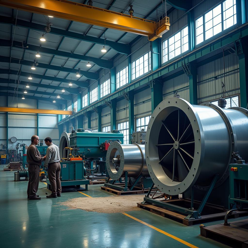 Industrial axial fan manufacturing facility in India