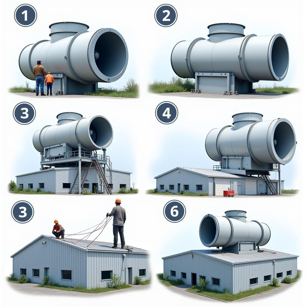 Industrial Exhaust Fan Installation Process