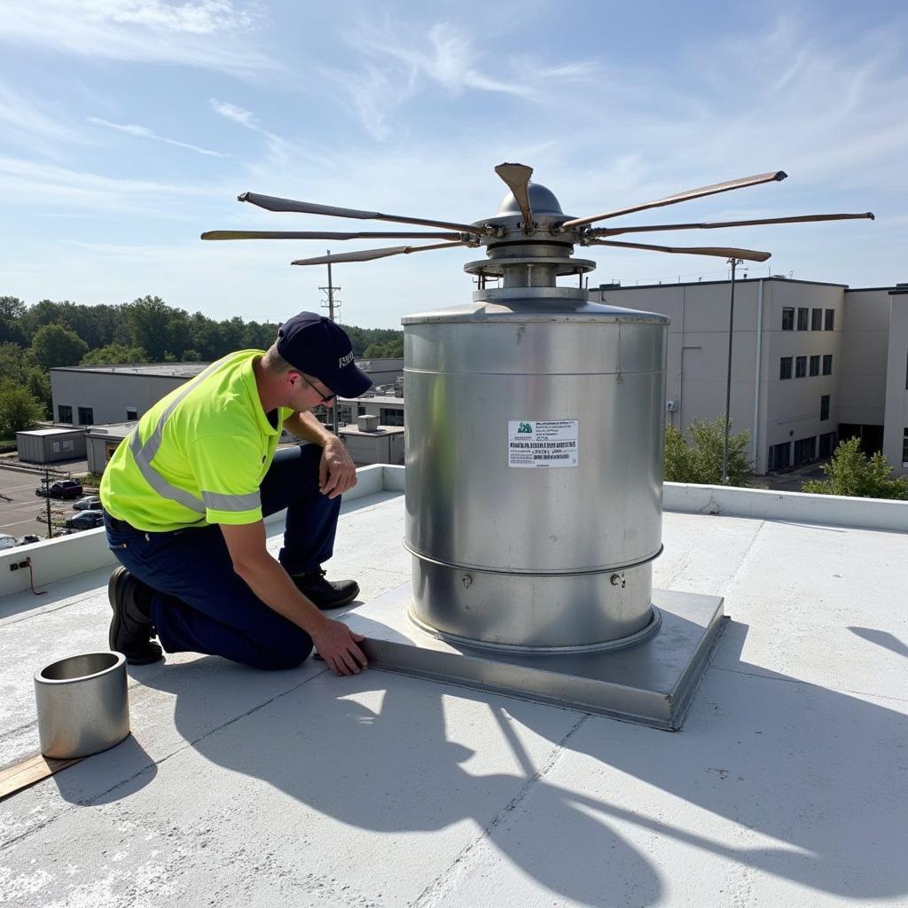 Industrial Roof Fan Maintenance