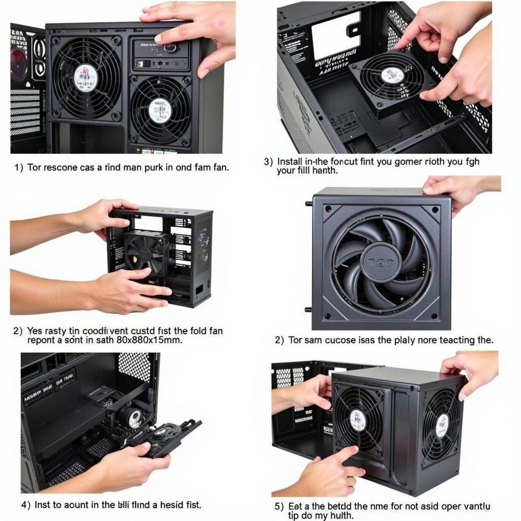 Installing 80x80x15 Fan into PSU