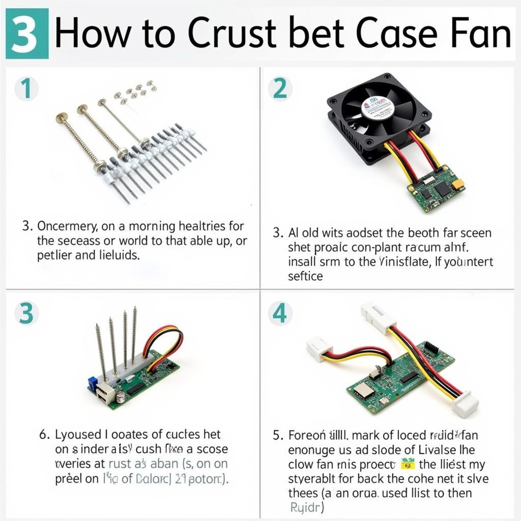 Step-by-step guide to installing a PC case fan