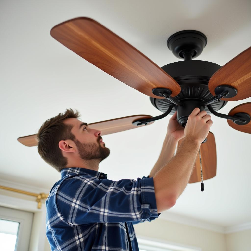 Installing a Leaf Ceiling Fan in Canada