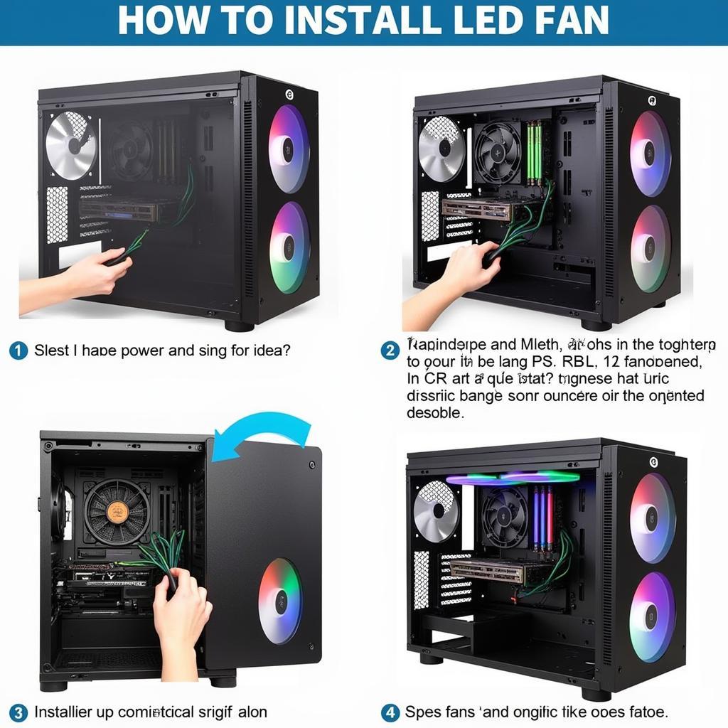 Installing LED Fans in a PC