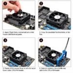 Installing an Intel Fan on a Soltek Motherboard