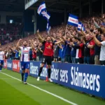 Karlsruher SC Fans Cheering the Team