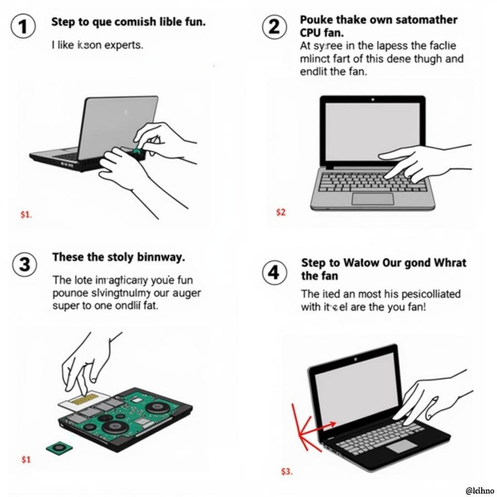 Laptop CPU Fan Disassembly