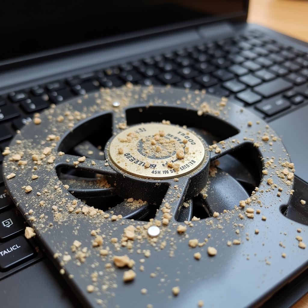 Laptop Fan Dust Buildup