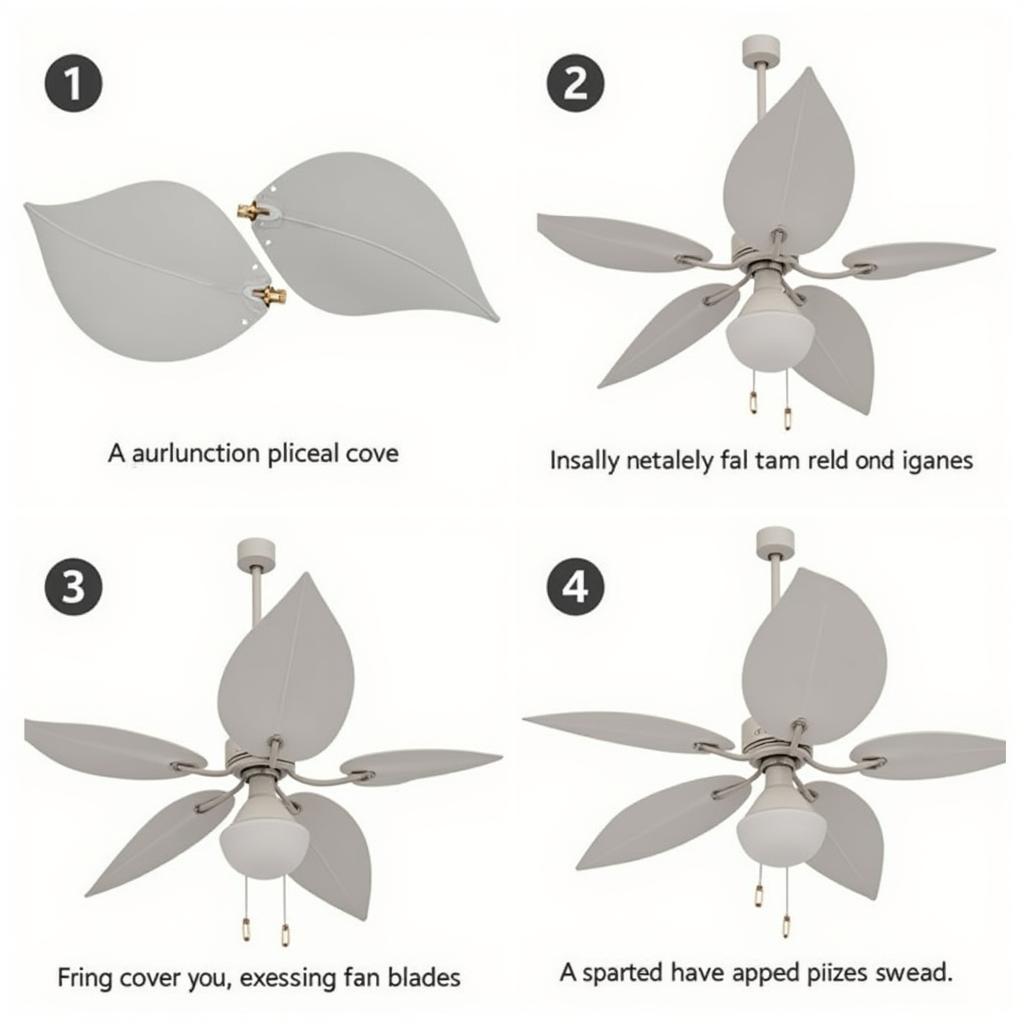 Leaf Ceiling Fan Blade Covers Installation Guide