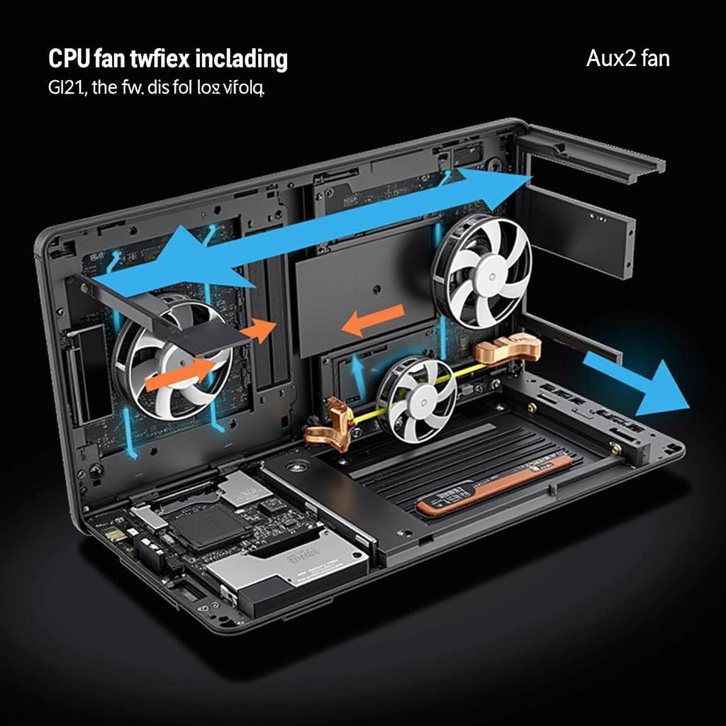 Lenovo M900 Tiny Cooling System Exploded View