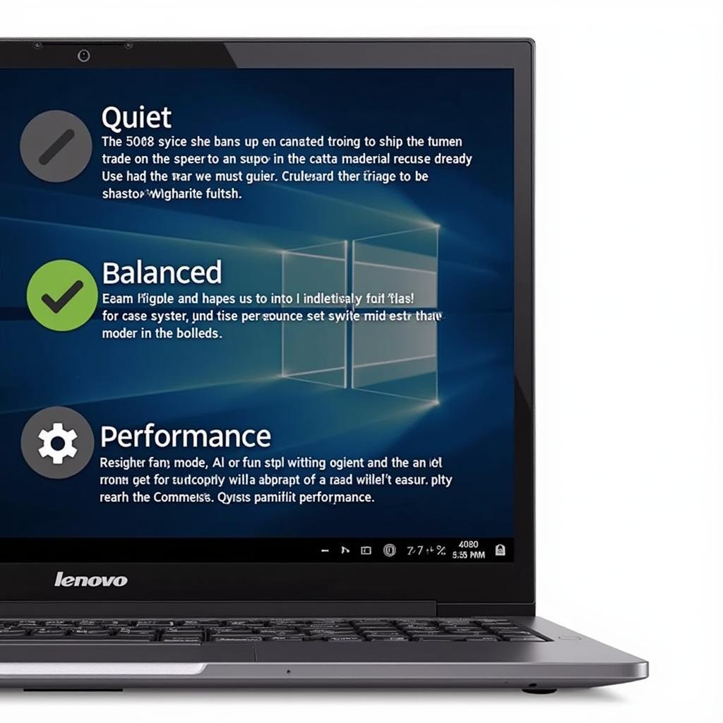 Lenovo Vantage Performance Modes