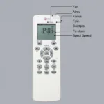 LG AC Remote Fan Control