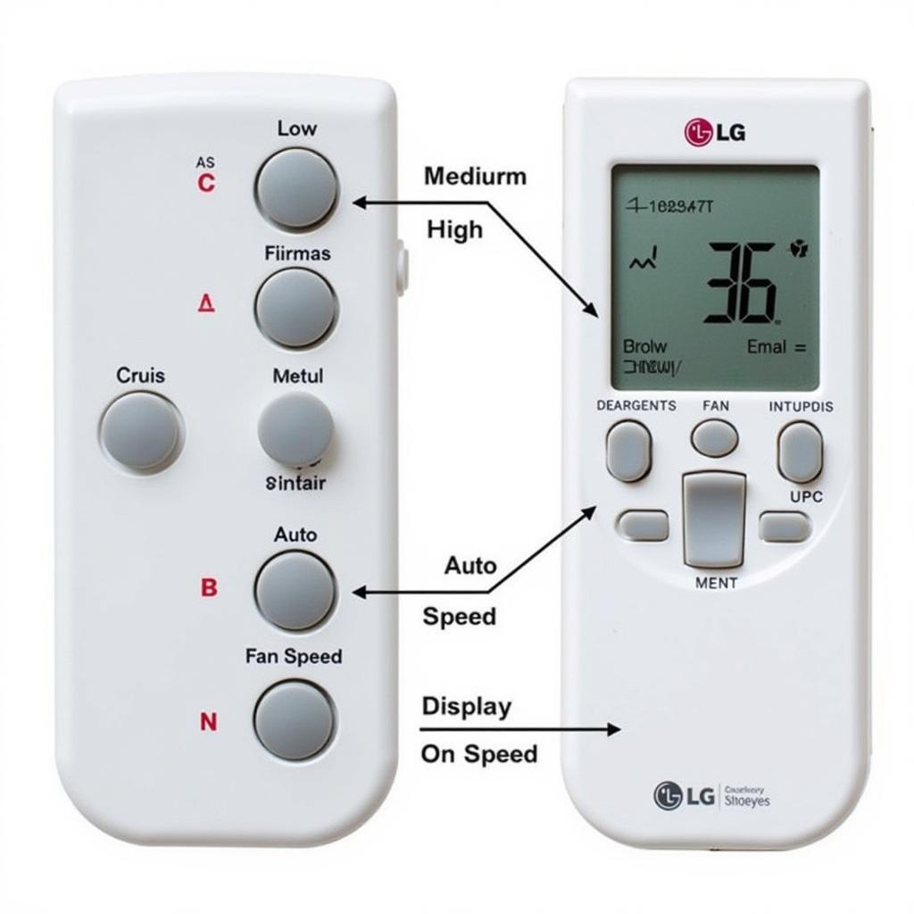 LG May Lanh Fan Speed Control Options