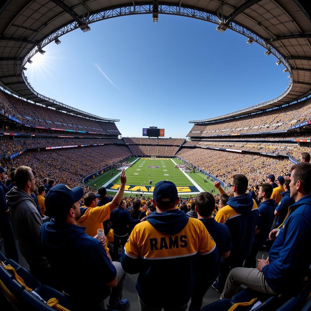 Los Angeles Rams Fans at SoFi Stadium