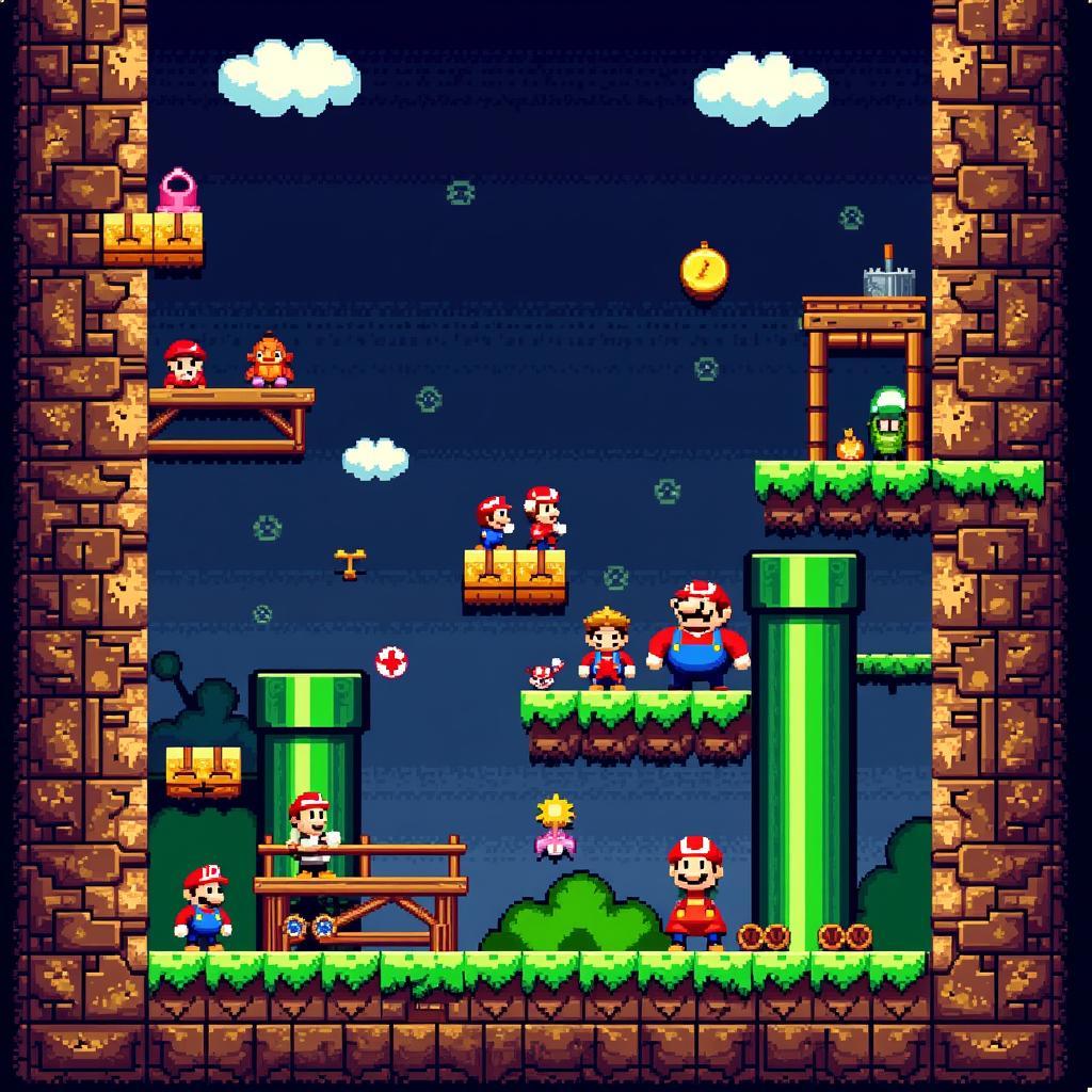 Mario Fan Games Galaxy Platforming Example