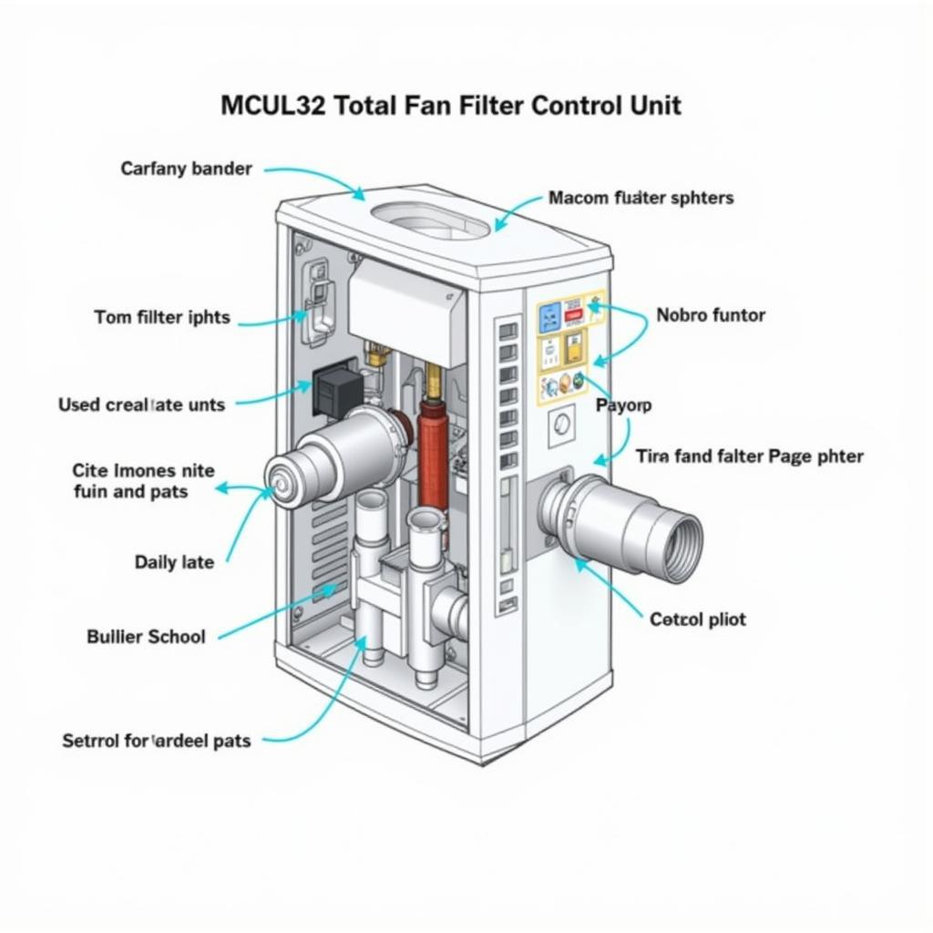 MCUL32-Total Fan Filter Control Unit Diagram