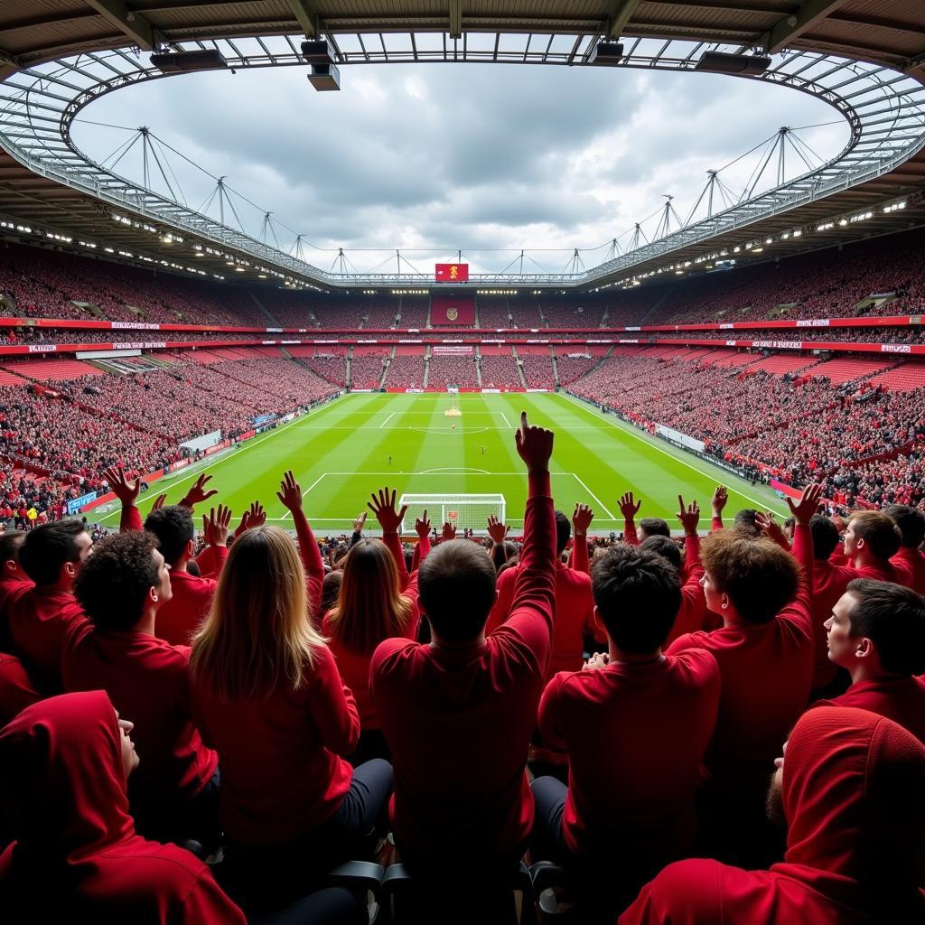 Manchester United Fans at Old Trafford