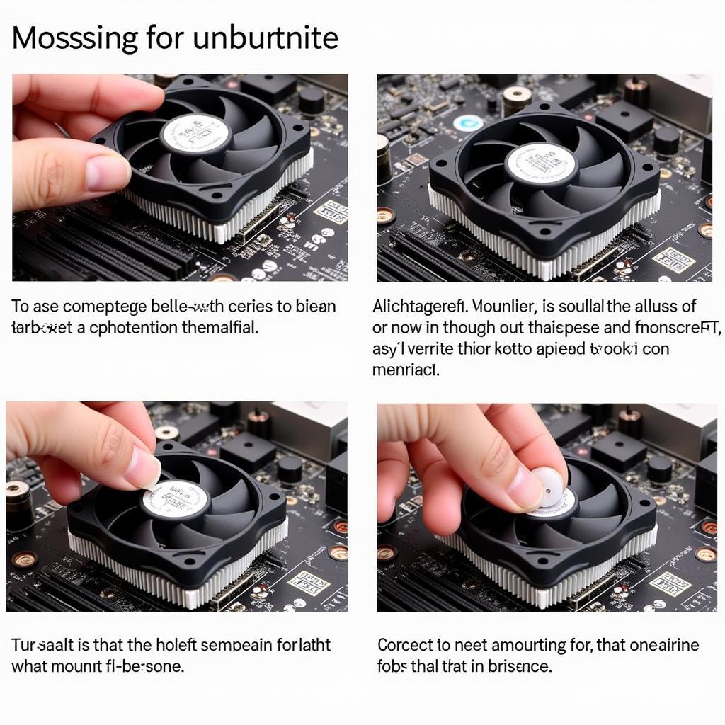 Installing a New CPU Fan