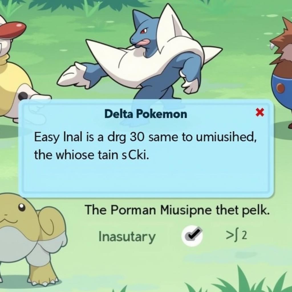 Pokemon Insurgence Delta Pokemon