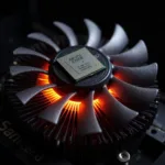 Quad-Core CPU Cooling Fan in Action