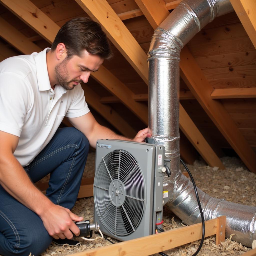 Quiet Whole House Fan Installation